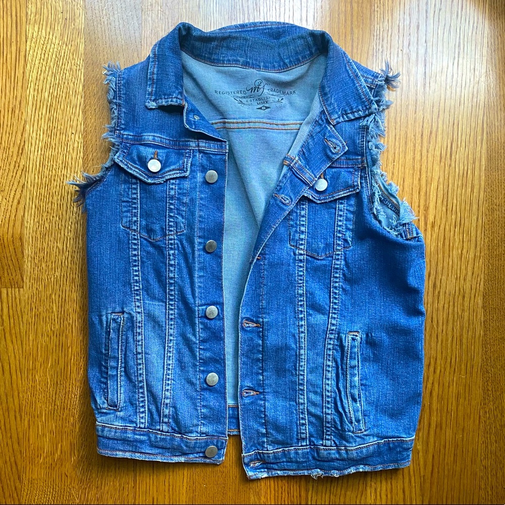 Cutoff Jean Vest Free People